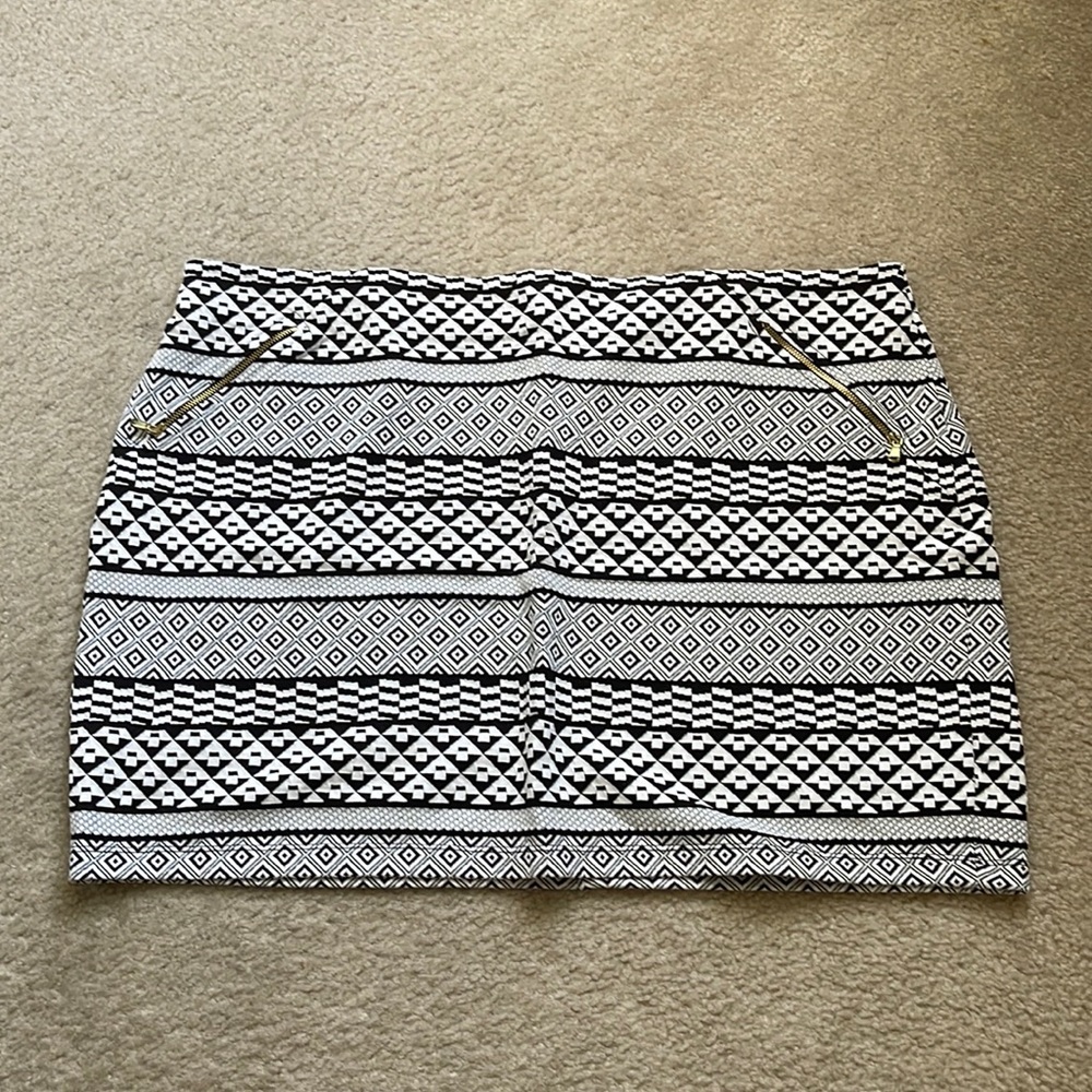 Apt 9 Geometric Design Mini Skirt